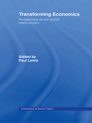 cover image of Transforming Economics